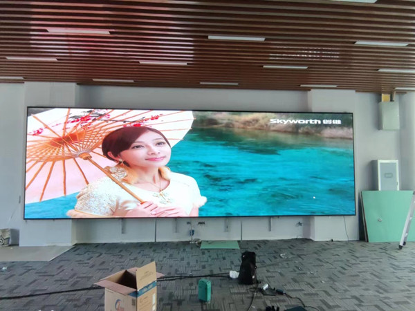 漳州P1.53led小间距屏安装案例